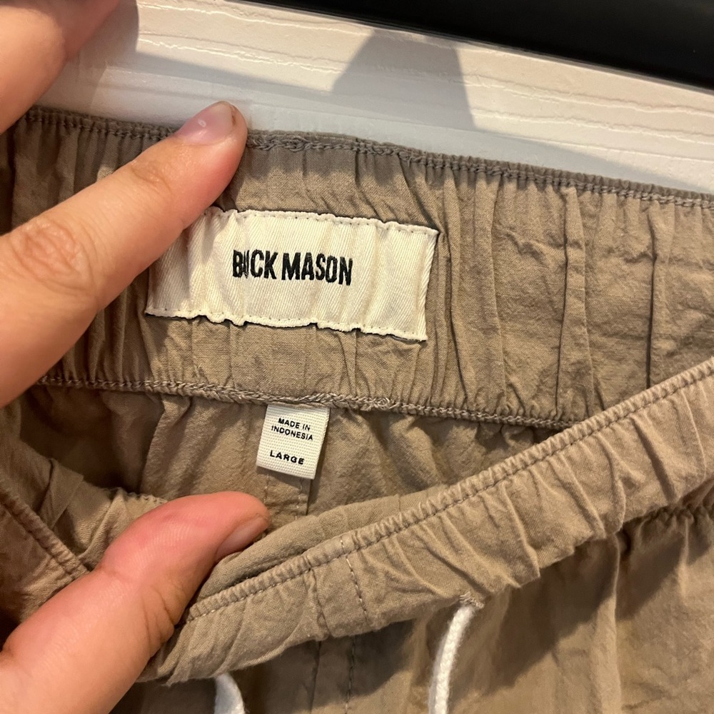 Buck Mason Tan Women's Shorts - Picture 3 of 5